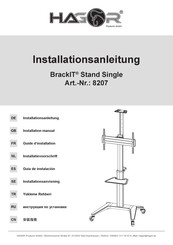 HAGOR BrackIT Stand Single Installationsanleitung