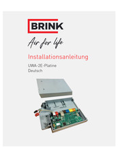 Brink UWA-2E Installationsanleitung