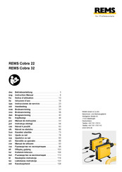 REMS Cobra 32 Betriebsanleitung