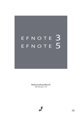 EFNOTE 3 Referenzhandbuch