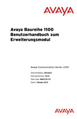 Avaya 1150E IP Deskphone Benutzerhandbuch