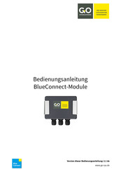 Go BlueConnect-Module Bedienungsanleitung