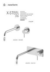 Newform X-STEEL 316 69629EX Bedienungsanleitung