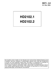 Delta OHM HD2102.1 Bedienungsanleitung