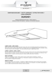 FF Europe DUNSH01 Original Bedienungsanleitung