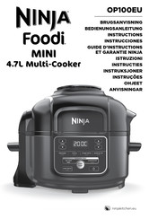 Ninja Foodi MINI 4.7L Multi-Cooker Bedienungsanleitung