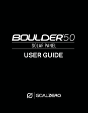 GOAL ZERO Boulder 50 Bedienungsanleitung