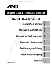 AND UA-767 Plus BT Bedienungsanleitung