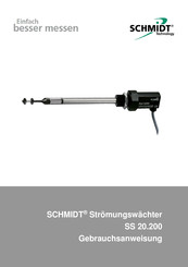 Schmidt SS 20.200 Gebrauchsanweisung