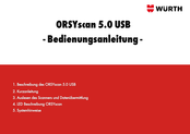 Würth ORSYscan 5.0 USB Bedienungsanleitung