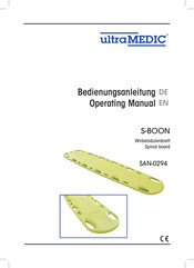 ultraMEDIC S-BOON SAN-0294 Bedienungsanleitung