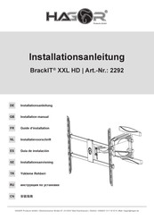 HAGOR BrackIT XXL HD Installationsanleitung