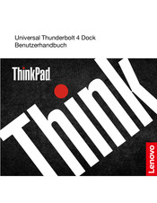 Lenovo ThinkPad Universal Thunderbolt 4 Dock Benutzerhandbuch