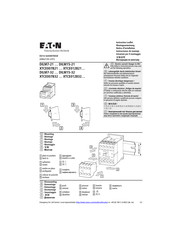 Eaton DILM7-21 Serie Montageanweisung