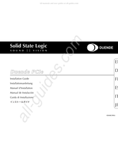 Solid State Logic Duende PCIe Installationsanleitung