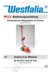 Westfalia 83 52 39 Bedienungsanleitung