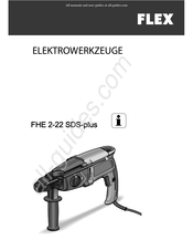 Flex FHE 2-22 SDS-plus Originalbetriebsanleitung