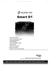 Dune HD Blue Smart D1 Schnellstartanleitung