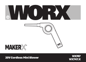 Worx MAKERX WX747.X Originalbetriebsanleitung