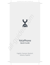 Yota YotaPhone Schnellstartanleitung