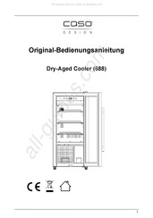 CASO DESIGN Dry-Aged Cooler Original Bedienungsanleitung