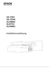 Epson ELPMB63 Installationsanleitung