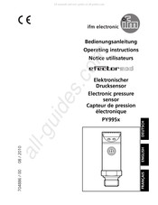 IFM Electronic efector 500 PY9954 Bedienungsanleitung