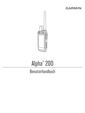 Garmin Alpha 200 Benutzerhandbuch