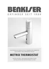 BENKISER METRIX THERMOSTAT Installations- Und Wartungsanleitung