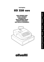 Olivetti ECR 2350 euro Kurzanleitung