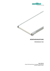 montech TB40 Montageanleitung