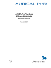 otometrics AURICAL FreeFit Benutzerhandbuch