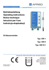 AFRISO OM 1 Betriebsanleitung