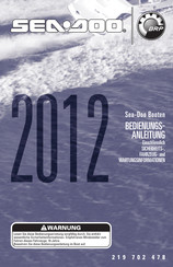 BRP SEA-DOO 150 SPEEDSTER 2012 Bedienungsanleitung