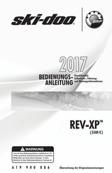 BRP ski-doo REV-XP 2017 Bedienungsanleitung