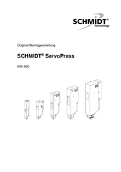 Schmidt ServoPress 650 Originalmontageanleitung