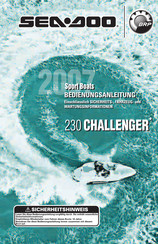 BRP sea-doo 230 CHALLENGER 2007 Bedienungsanleitung