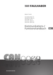 Faulhaber MCDC 300 CO Serie Funktionshandbuch