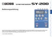 Boss SY-200 Bedienungsanleitung