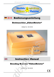 Westfalia KükenMeister Bedienungsanleitung