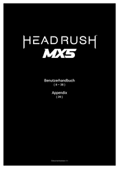 HEADRUSH MX5 Benutzerhandbuch