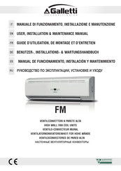 Galletti FM 32 Benutzer-, Installations- & Wartungshandbuch