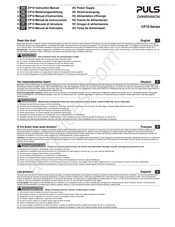 PULS Dimension CP10.121 Bedienungsanleitung