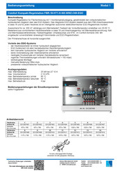 Strawa Comfort Kompakt-Regelstation FBR-18-HT1-H-W2-WMZ-C69-EGO Bedienungsanleitung