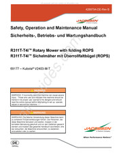 Textron Jacobsen R311T-T4I Sicherheits-, Betriebs- Und Wartungshandbuch