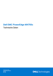 Dell EMC PowerEdge MX750c Technische Daten