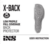IXS X-BACK Gebrauchshinweise