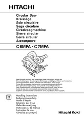 Hitachi C 7MFA Bedienungsanleitung