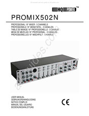 HQ Power PROMIX502N Bedienungsanleitung