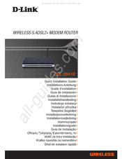 D-Link DSL-2641B Installationsanleitung